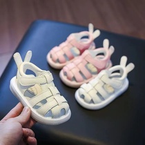 宝宝凉鞋女2023夏季新款牛皮0-3岁男小童鞋子软底防滑婴儿学步鞋9