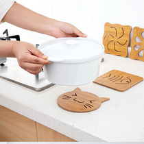 木质卡通餐桌垫隔热垫防烫锅垫创意可爱水杯茶杯垫子防滑碗垫杯垫
