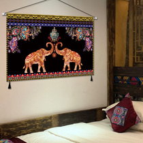 异域印度挂毯东南亚挂布装饰客厅民宿卧室背景墙装饰画餐厅挂画布