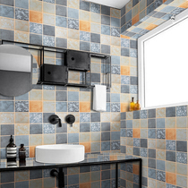 10米浴室放水贴纸墙贴 自粘防水洗手间厨房墙面砖厕所翻新壁纸