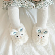 秋冬新生婴儿0-1岁男女宝宝软底加厚鞋袜不掉跟加绒护脚套学步鞋