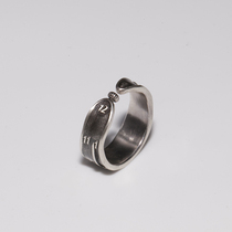 原创设计《记忆的永恒》925纯银戒指男女食指单身创意个性