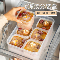 冻汤盒分装盒子冰箱冷冻专用盒食物收纳盒小盒子食品级分餐备餐盒