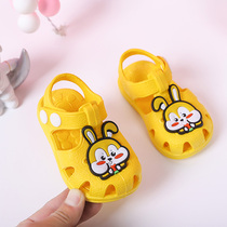 夏季宝宝凉鞋男女儿童塑料防滑婴幼儿学步鞋步前鞋软底0-1-2-3岁