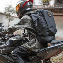 骑行背包男摩托车头盔包电脑包防水机车骑士包双肩包旅行包书包男
