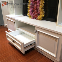 客厅电视墙柜储蓄柜定制家具精品影视柜定做整体白色木质柜子