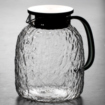 耐热玻璃冰箱冷水壶 家用开水凉水壶大容量耐高温泡茶壶水杯套装