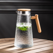 冷水壶玻璃耐高温大容量果汁凉茶壶装白开水瓶家用大容量泡凉水壶