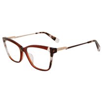 FURLA芙拉女士时尚眼镜架海外代购VFU293休闲彩膜全框一体眼镜架