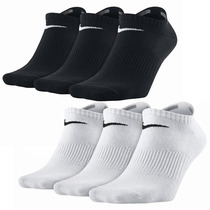 Nike/耐克 男袜女袜正品新款运动袜三双装短筒透气纯棉袜子SX7678