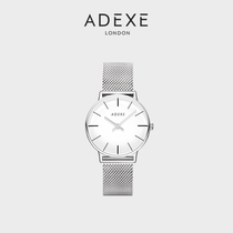 ADEXE英国手表女 进口时尚简约潮流女士手表 石英腕表
