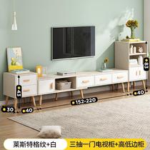 电视柜可伸缩小户型卧室简约现代储物柜收纳储物一体客厅电视机柜