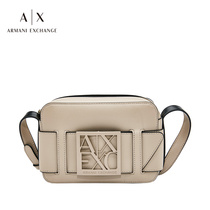 Armani Exchange阿玛尼官方秋季包袋斜跨纯色简约女士气质单肩包