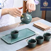 茶杯 陶瓷一套家用泡茶轻奢办公室会客礼品陶瓷茶杯中式小功夫茶