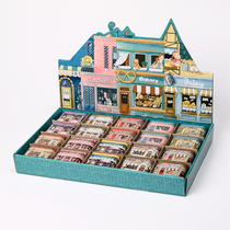 创意欧式卡通迷你小房子铁盒喜糖盒糖果盒个性小礼物随身小盒子