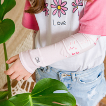 VVC儿童冰丝袖卡通防晒袖套遮阳防紫外线可爱图案冰凉袖女童夏天