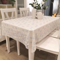 防水桌布PVC防油防烫免洗塑料餐桌布长方形茶几台布家用防滑桌垫