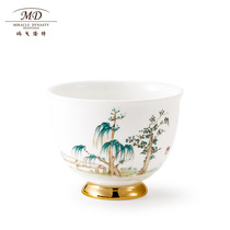 玛戈隆特 西湖盛宴主人杯建盏茶杯个人专用 陶瓷功夫品茗杯