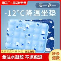 冰垫坐垫凉垫汽车水垫降温宠物冰凉垫子免注水凝胶学生水床垫清凉