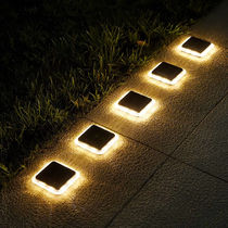 LED超亮草坪地埋灯家用太阳能户外花园LED防水景观装饰庭院灯方形
