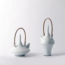 茶具摆件工艺品新中式___新中式样板间陶瓷茶具茶壶创意家居装饰