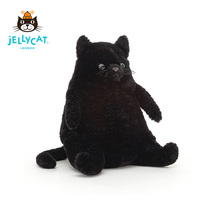 英国jELLYCAT爱心小猫黑色儿童玩具毛绒玩具公仔玩偶娃娃