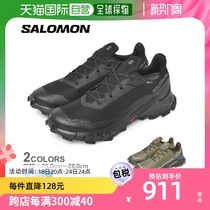 日本直邮SALOMON越野跑鞋男黑黑灰L47307500 L47310300鞋防水拒水