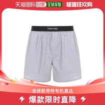 香港直邮潮奢 Tom Ford 汤姆 福特 男士logo提花平角内裤