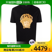 香港直邮潮奢 Versace 范思哲 男士美杜莎刺绣T恤