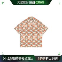 【99新未使用】香港直邮Gucci 古驰 男士 徽标短袖衬衫 740319ZAM