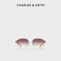 CHARLES&KEITH春夏墨镜CK3-11280480女士复古大框太阳眼镜
