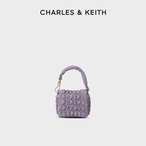 CHARLES&KEITH女包SL6-80151169女士环保材质手提迷你小方包女包
