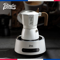 bincoo双阀咖啡摩卡壶煮意式浓缩高温萃取家用冰美式拿铁咖啡器具