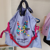 重磅升级合集！日本ball chain刺绣帆布手拎包尼龙购物袋手提单肩