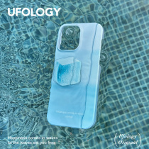 Ufology原创韩国进口二合一圆边菲林适用iPhone14promax手机壳13pro苹果12夏日蓝色大海手机壳11新款高级15