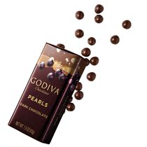 土耳其进口GODIVA歌帝梵牛奶味豆黑巧克力豆43g零食罐装礼盒