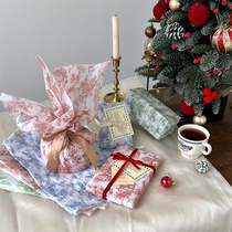 2024圣诞礼物包装纸雪梨纸烘焙马卡龙糖霜饼干曲奇伴手礼品盒diy