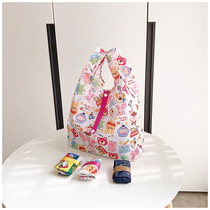 卡通可爱折叠环保购物袋饭盒包便当手拎袋小号迷你礼品易携带学生