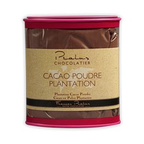 法国高端进口Pralus黑巧克力100%无糖热可可粉冲饮零食