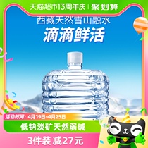 卓玛泉西藏天然雪山水12L*1桶饮用水弱碱低钠淡矿母婴水送货上门