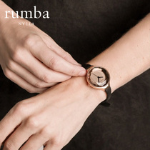 rumbatime简约时尚女士手表腕表潮表ins简约石英女表防水细带气质