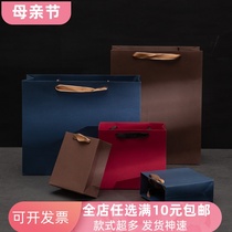 加厚红色礼品袋新年高级感礼物包装袋高颜值春节年货手提纸袋年会