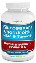 Glucosamine Chondroitin, MSM & Turmeric Dietary Supplement -