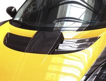 路特斯/莲花 EVORA S改装GTE款真碳纤维装饰前保险杠小机盖