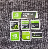 英伟达显卡标签原装正品笔记本NVIDIA贴纸 GTX GEFORCE CUDA标贴