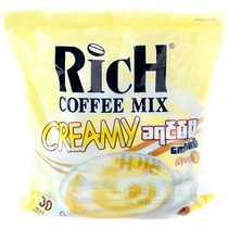 缅甸咖啡RICH三合一速溶奶香原味咖啡冲调饮品醇香饮料进口540g