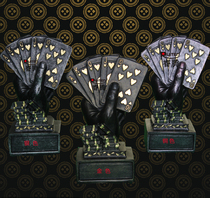 【睿腾】德州扑克奖杯 个人收藏纪念品 比赛专用金银铜扑克手奖杯