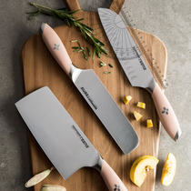 韩式家用不锈钢切菜刀厨房锋利不粘切肉刀轻便小型刀水果刀套装