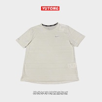 Nike/耐克 反光logo男透气速干跑步运动短袖T恤CU5993-702-010