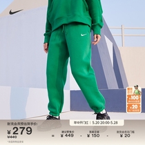Nike耐克官方PHOENIX女子高腰加绒运动裤宽松针织休闲DQ5888